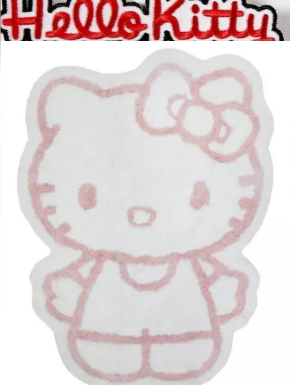 Hello Kitty Large Plush Logo Area Rug